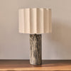 Castella - Dark Emperador Scallop Shade Table Lamp