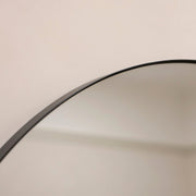 Full Length Black Arched Large Metal Mirror arch