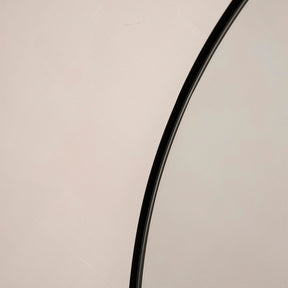 Full Length Black Arched Large Metal Mirror arch