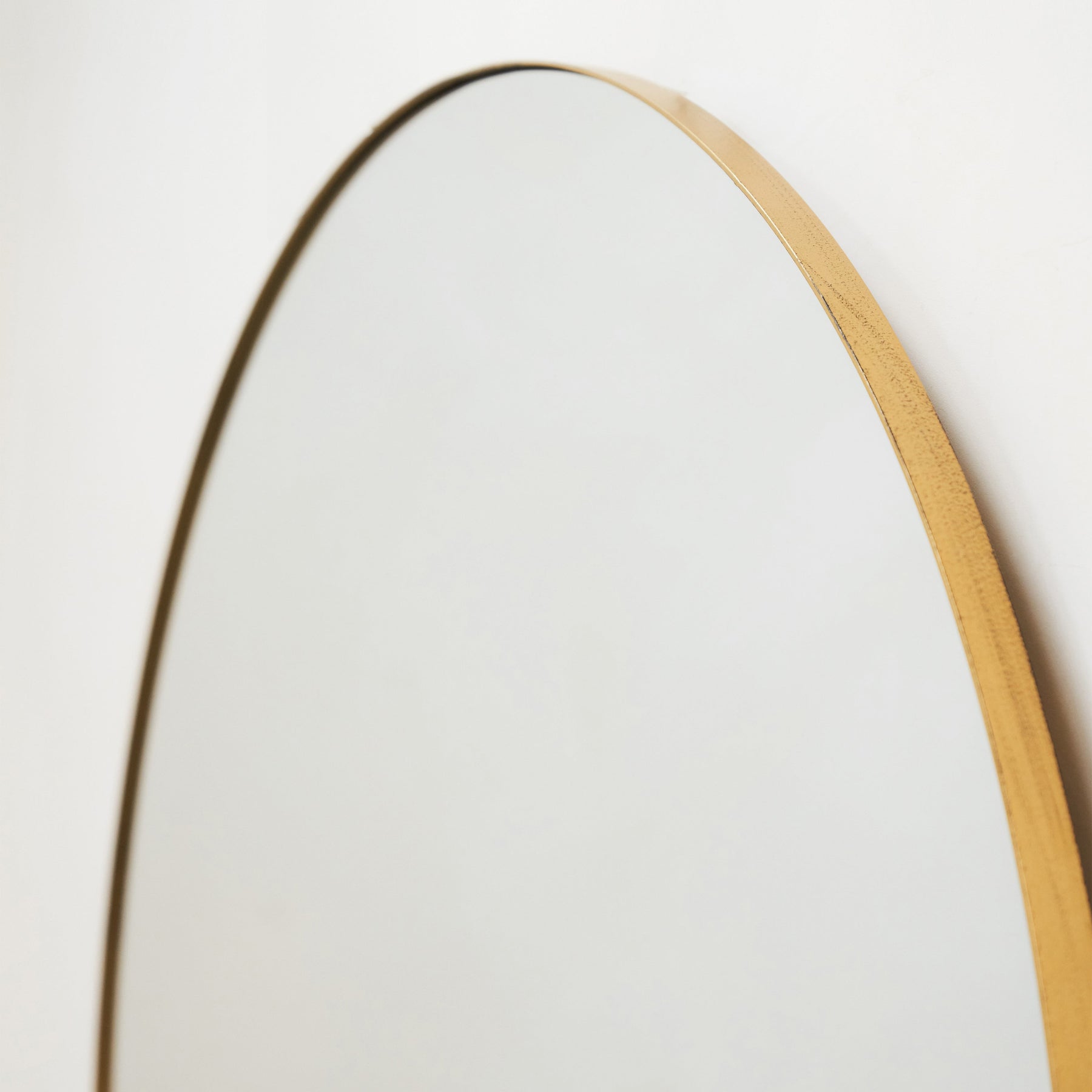 Theo - Gold Round Metal Extra Large Wall Mirror 120cm x 120cm