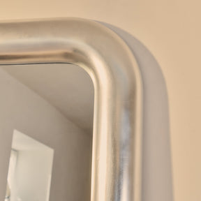 Obsidian - Full Length Rectangular Brushed Chrome Extra Large Mirror 200cm x 120cm