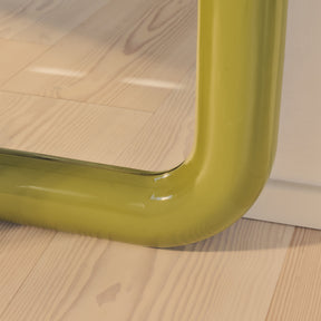 Obsidian - Full Length Arched Olive Gloss Extra Large Mirror 200cm x 120cm