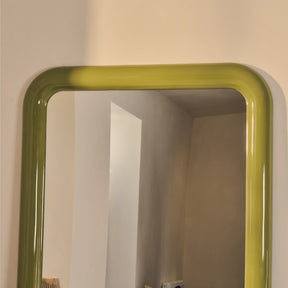 Obsidian - Full Length Rectangular Olive Gloss Extra Large Mirror 200cm x 120cm