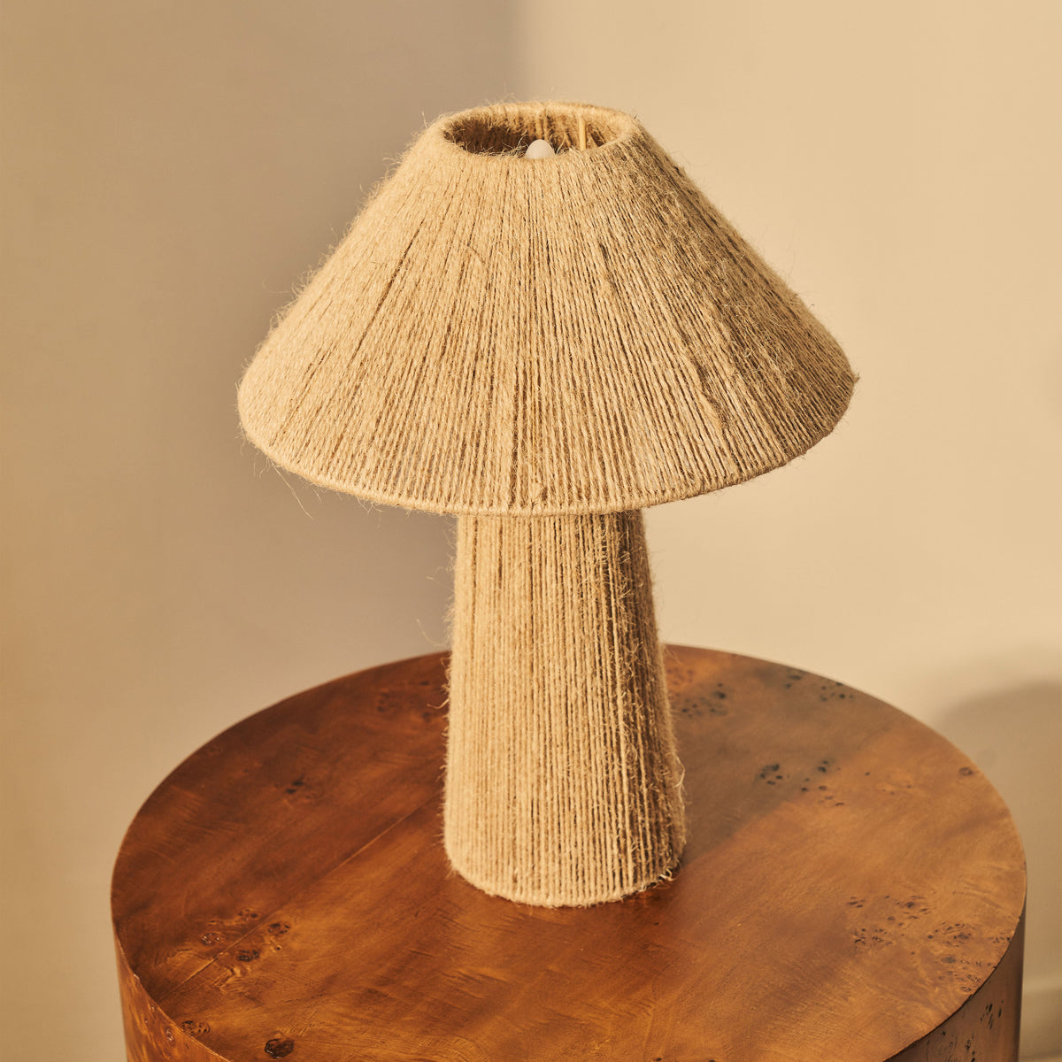 Erba - Jute String Coolie Shade Table Lamp
