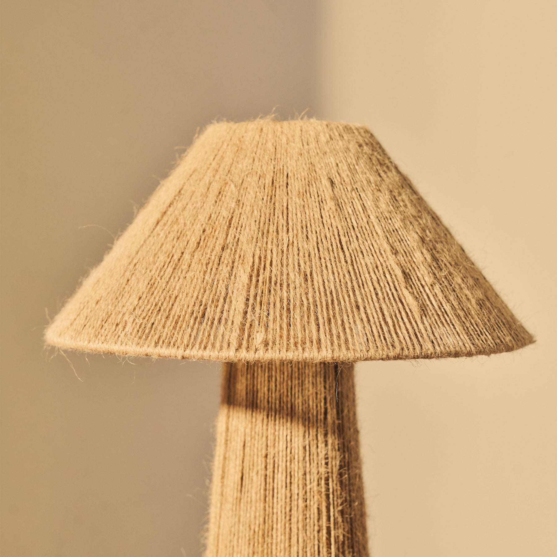 Erba - Jute String Coolie Shade Table Lamp