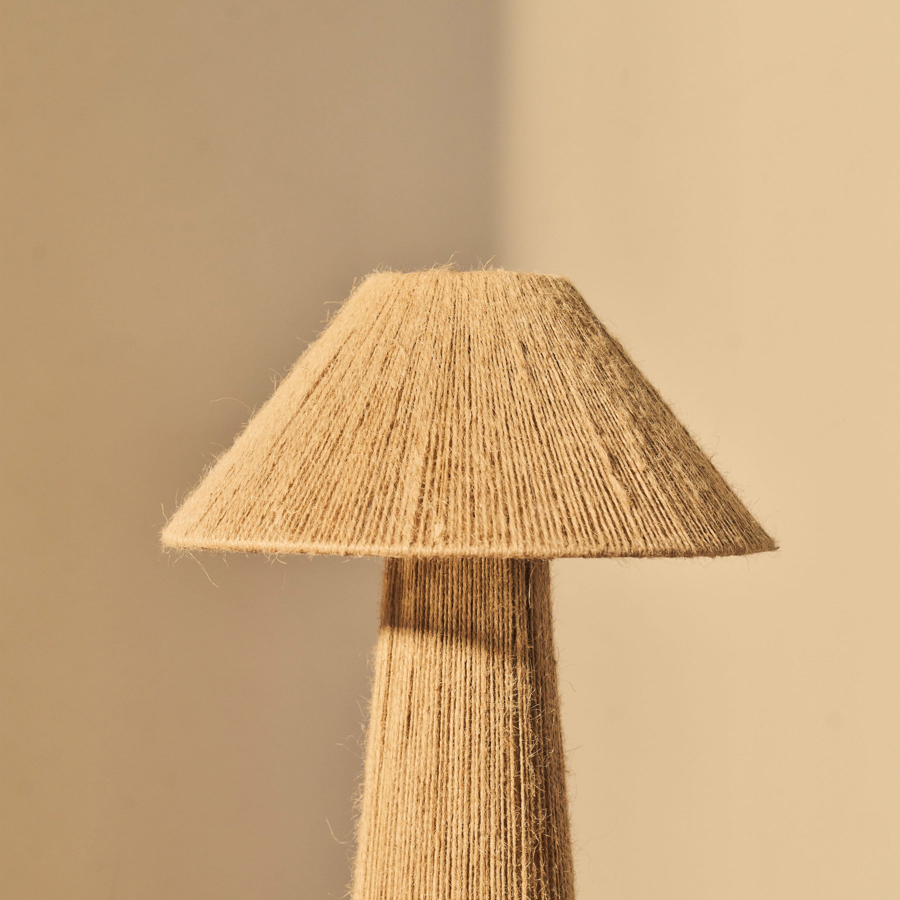 Erba - Jute String Coolie Shade Table Lamp