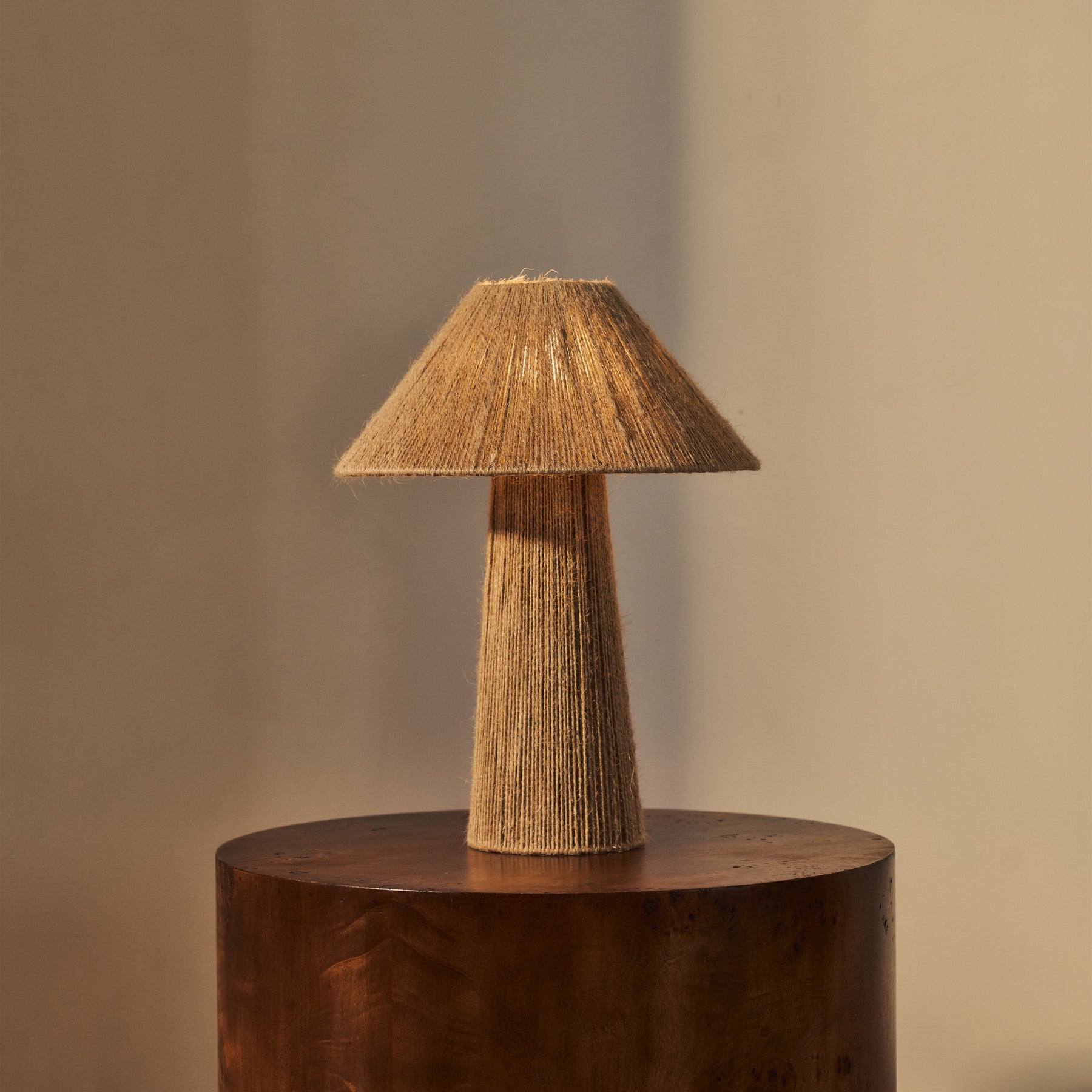 Erba - Jute String Coolie Shade Table Lamp