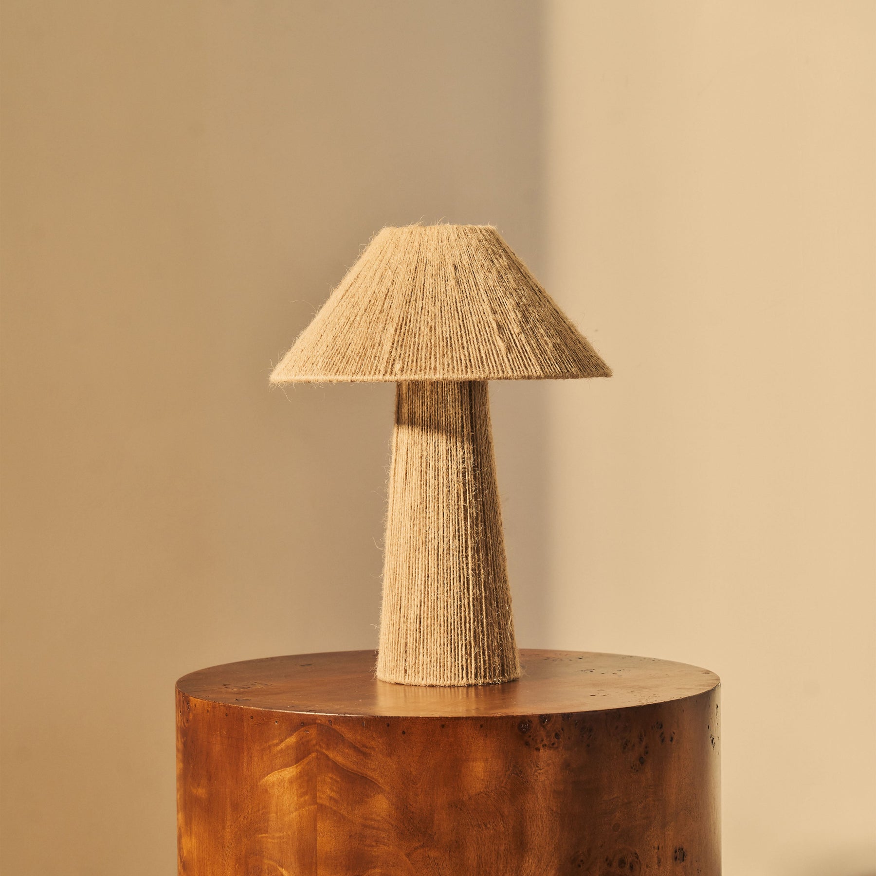 Erba - Jute String Coolie Shade Table Lamp