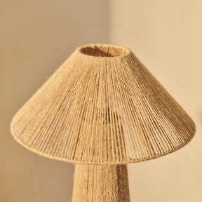 Erba - Jute String Coolie Shade Large Table Lamp