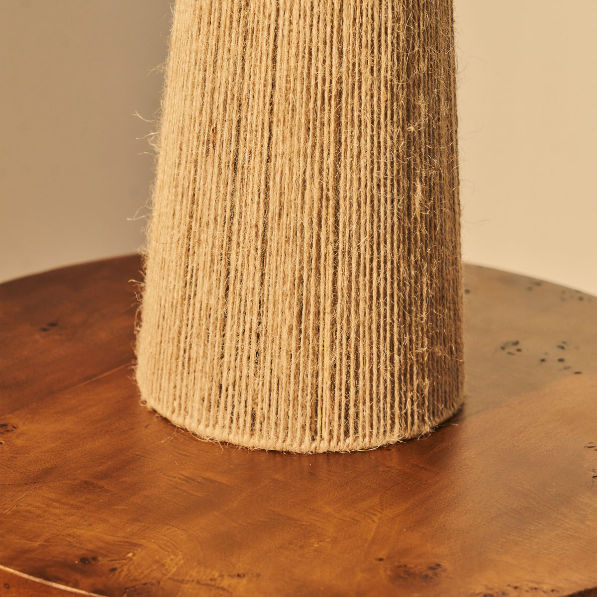 Erba - Jute String Coolie Shade Large Table Lamp
