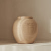 Cyra - Beige Gloss Ceramic Vase