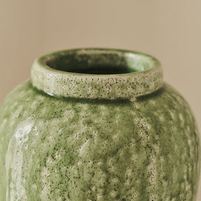 Portera - Jade Green Gloss Ceramic Vase
