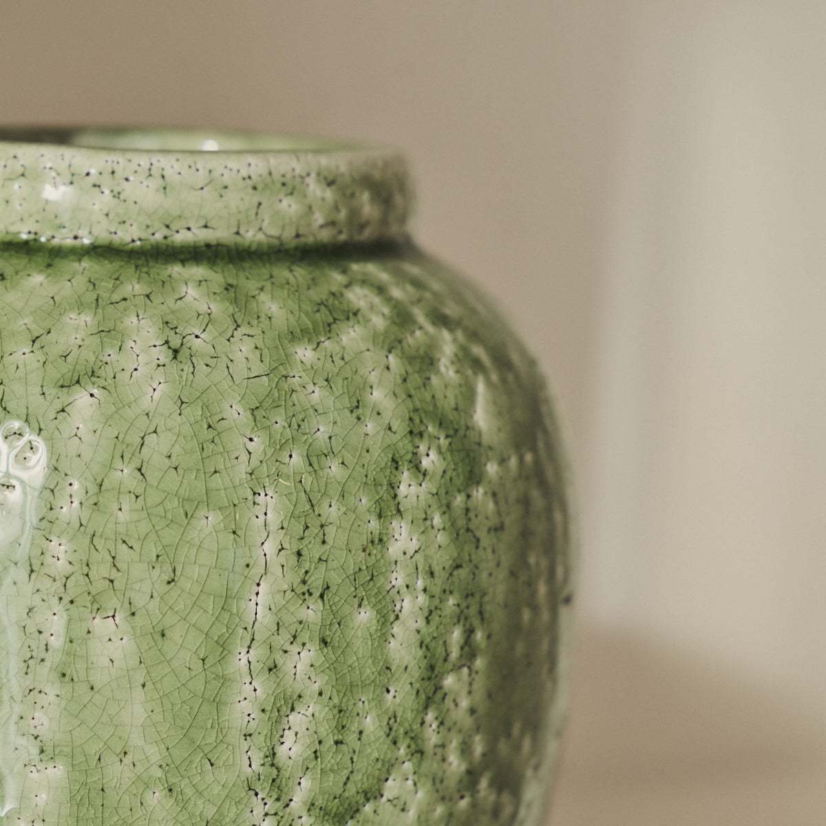 Portera - Jade Green Gloss Ceramic Vase