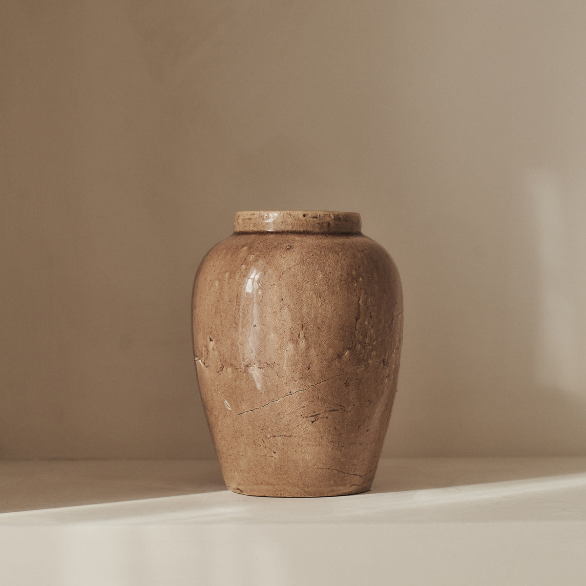 Portera - Caramel Gloss Ceramic Vase