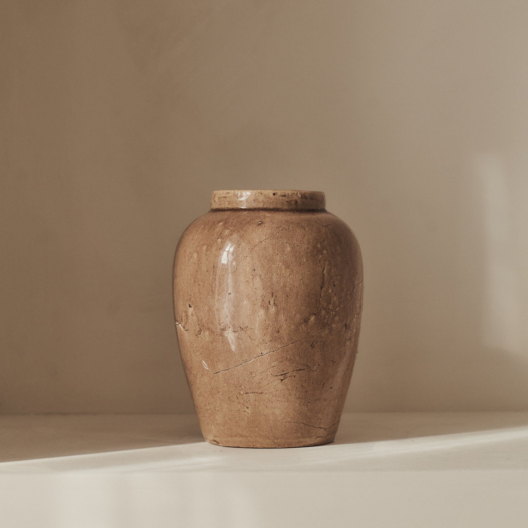 Portera - Caramel Gloss Ceramic Vase