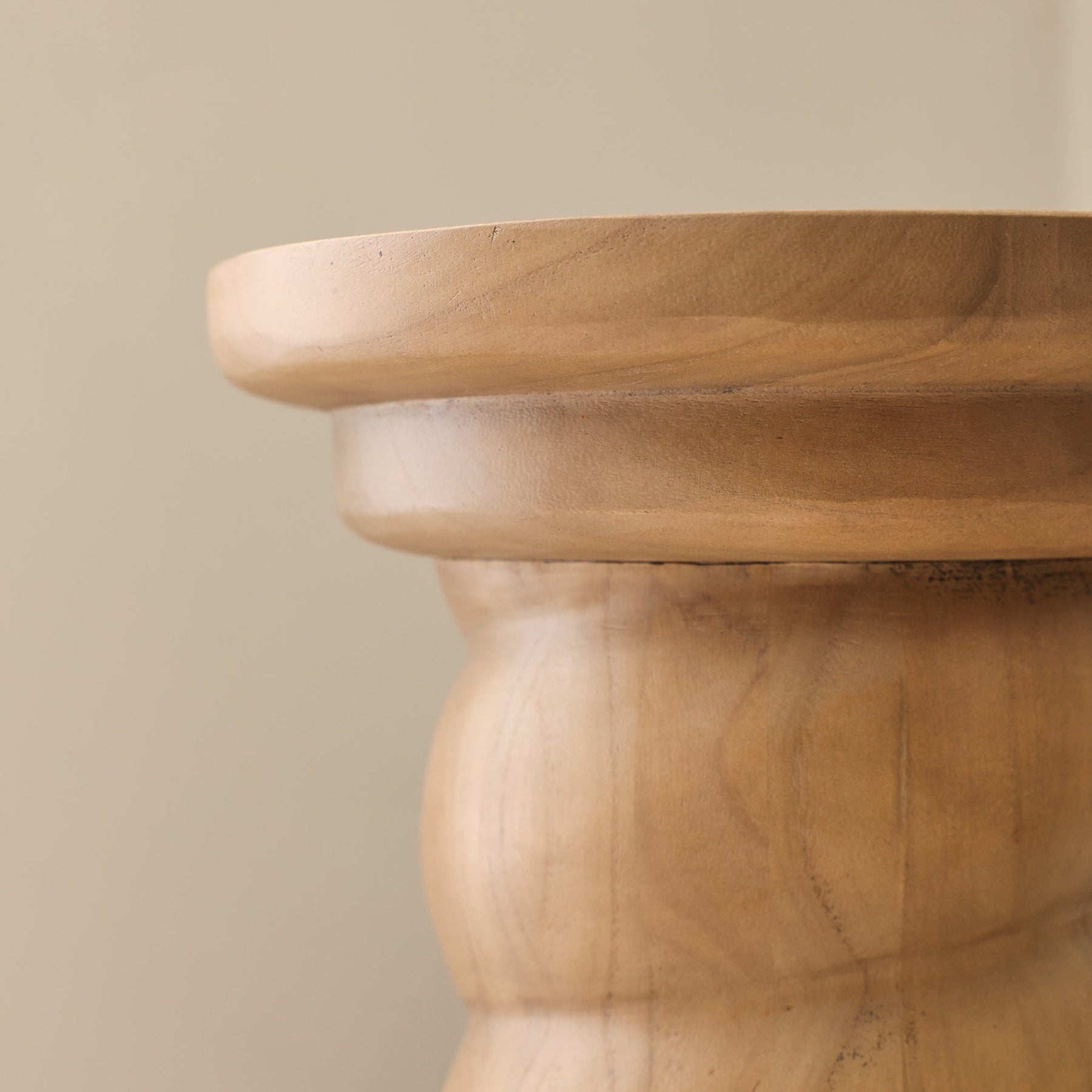 Cassia - Warm Wood Retro Side Table