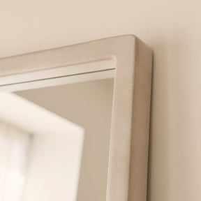 Arden - Concrete Full Length Wooden Mirror 180cm x 80cm