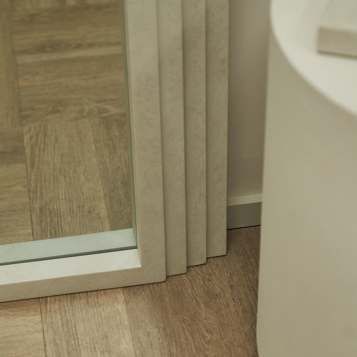 Luciana - Full Length Arched Concrete Mirror 196cm x 104cm