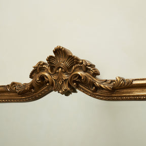 James - Extra Large Gold Arched Overmantle Mirror 113cm x 100cm