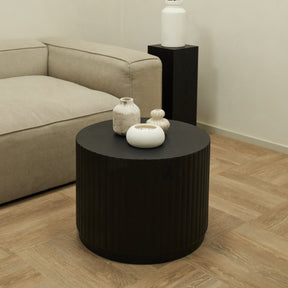 Massimo - Minimal Onyx Ribbed Coffee Table