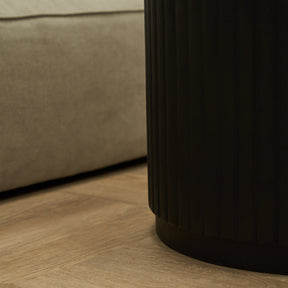 Massimo - Minimal Onyx Ribbed Coffee Table