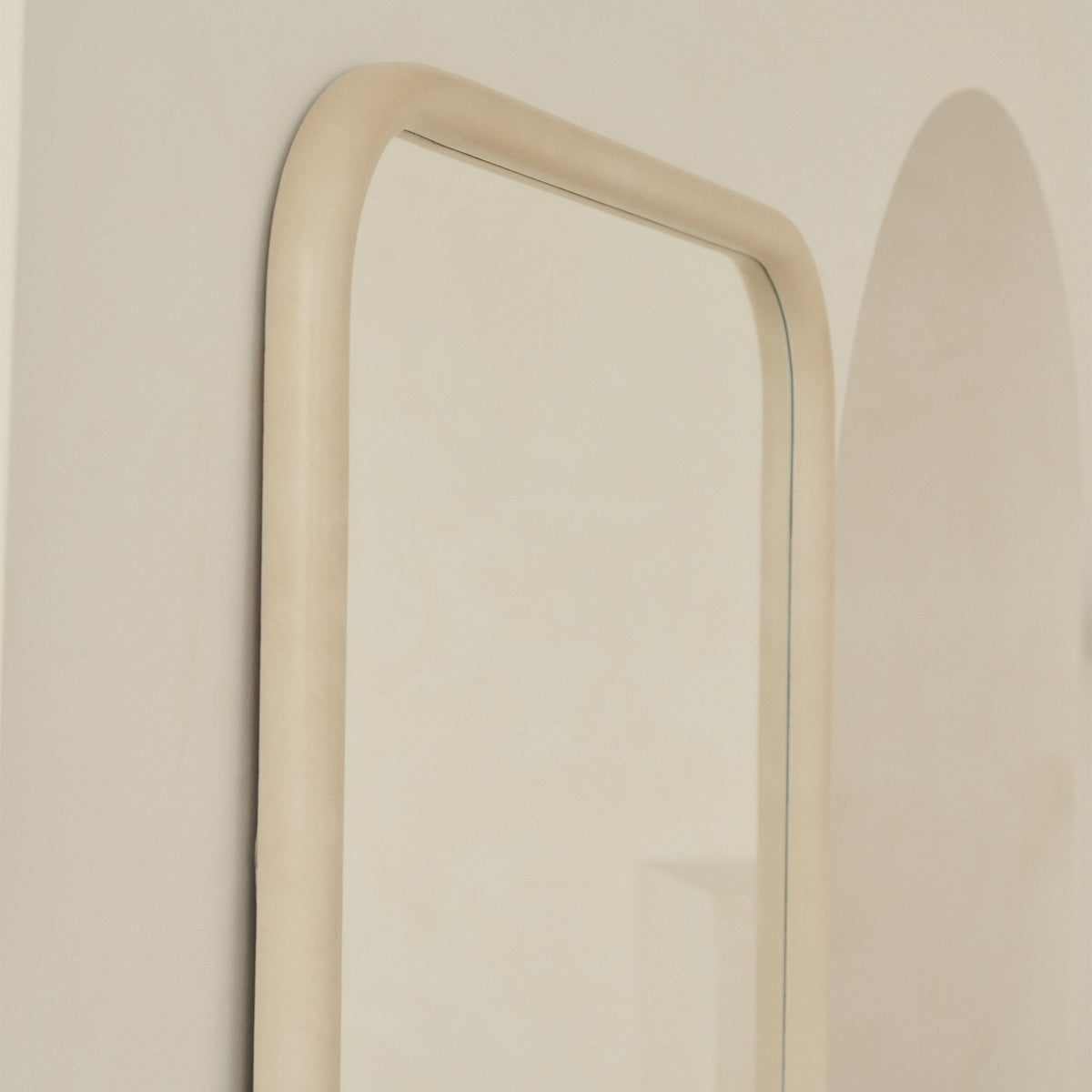 Amora - Large Full Length Rectangular Concrete Mirror 180cm x 90cm