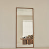 Arden - Warm Wood Full Length Wooden Mirror 180cm x 80cm
