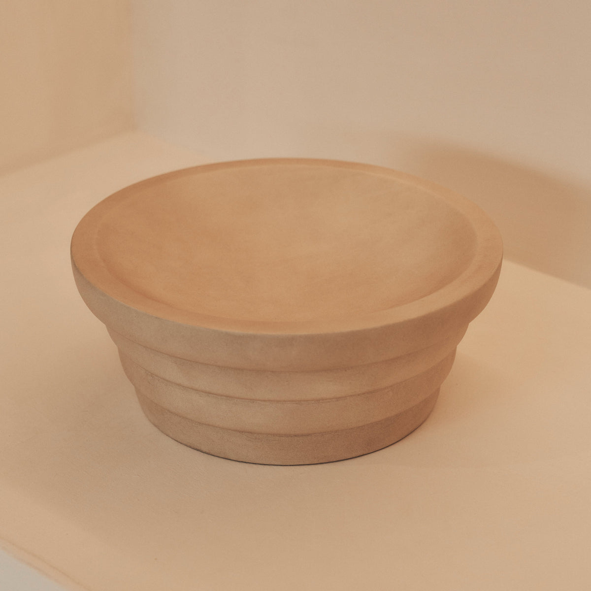 Luciana - Concrete Ribbed Bowl 25cm