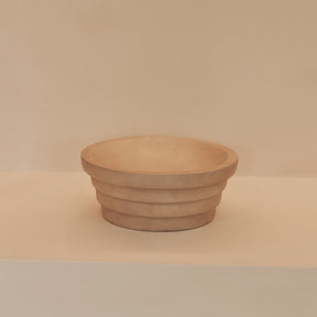 Luciana - Concrete Ribbed Bowl 25cm