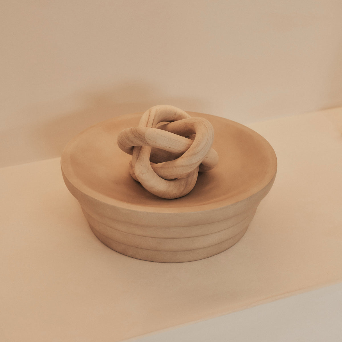 Luciana - Concrete Ribbed Bowl 30cm
