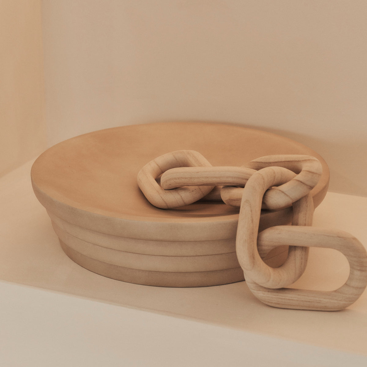 Luciana - Concrete Ribbed Bowl 40cm