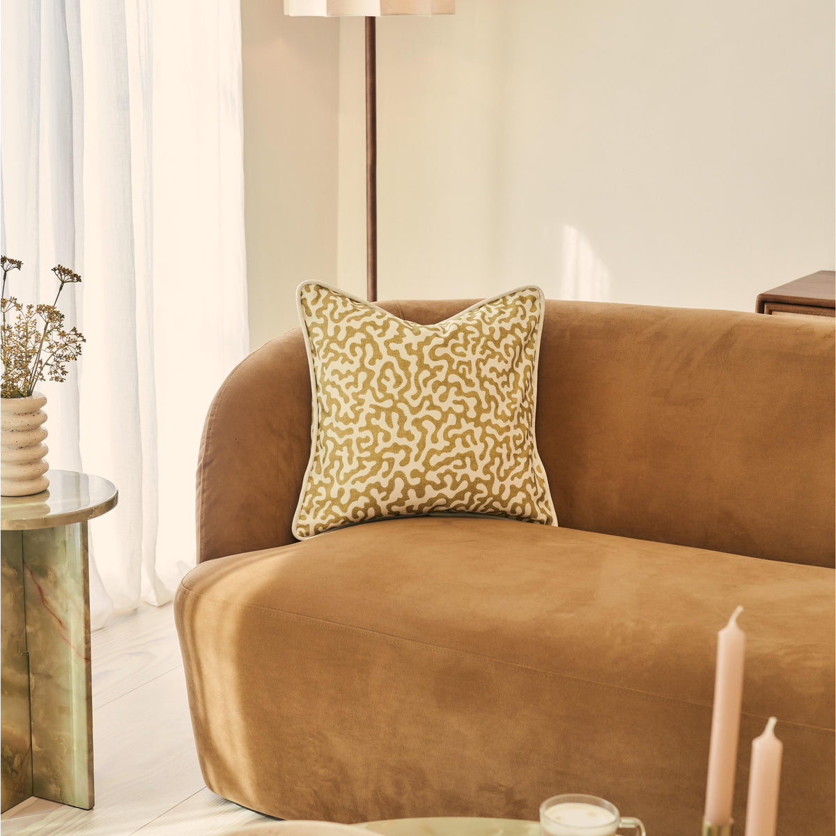 Pakko - Willow Printed Fabric Cushion