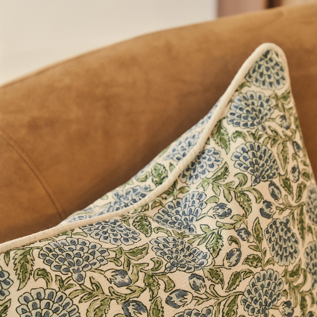 Erisha - Indigo Printed Fabric Cushion
