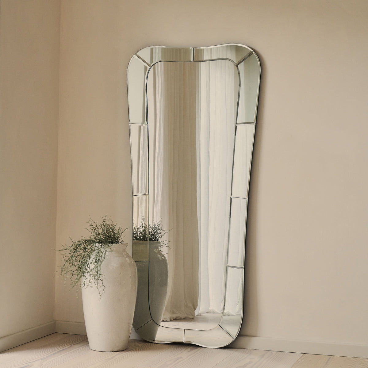 Florence - Bevelled Edge Full Length Art Deco Mirror 170cm x 80cm