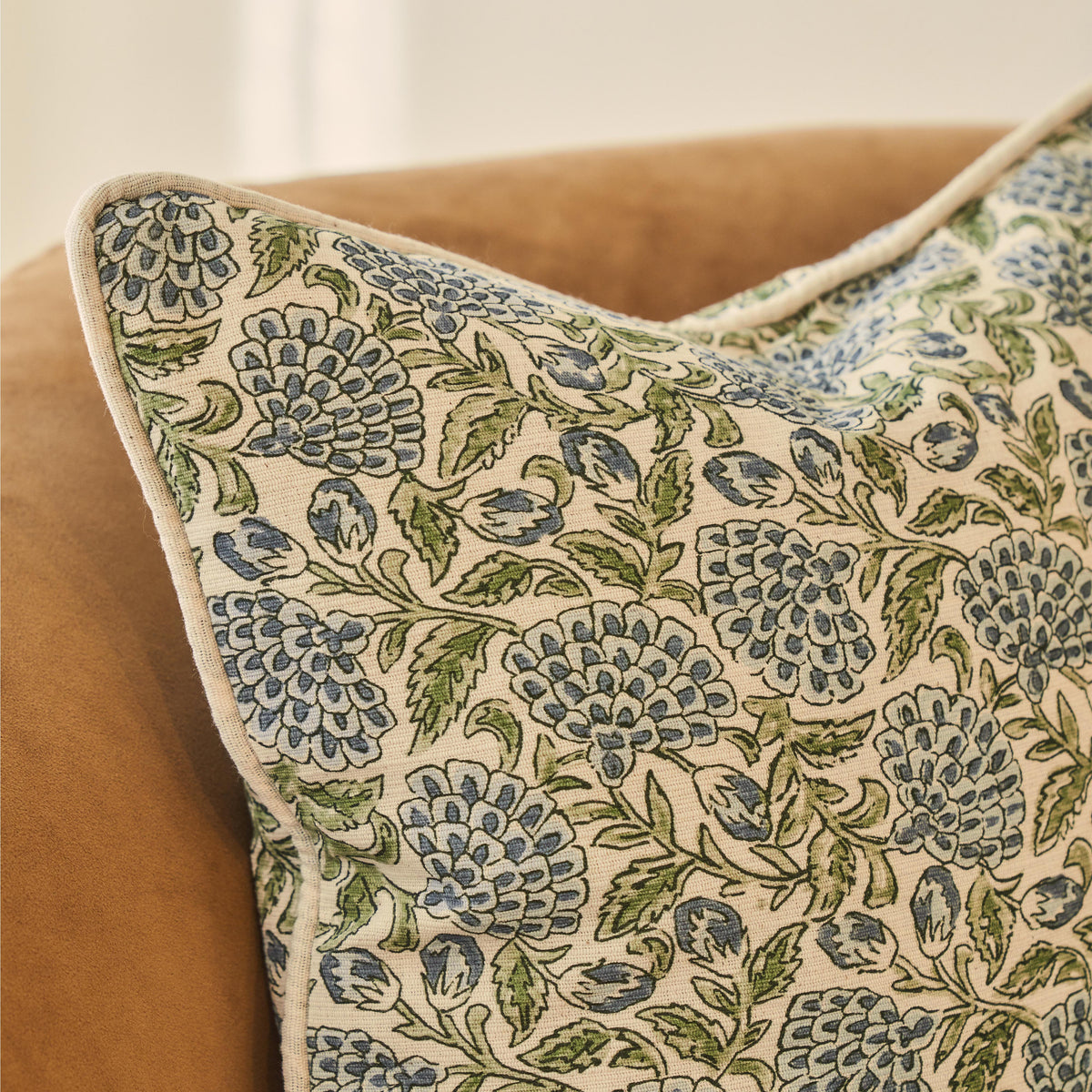 Erisha - Indigo Printed Fabric Cushion