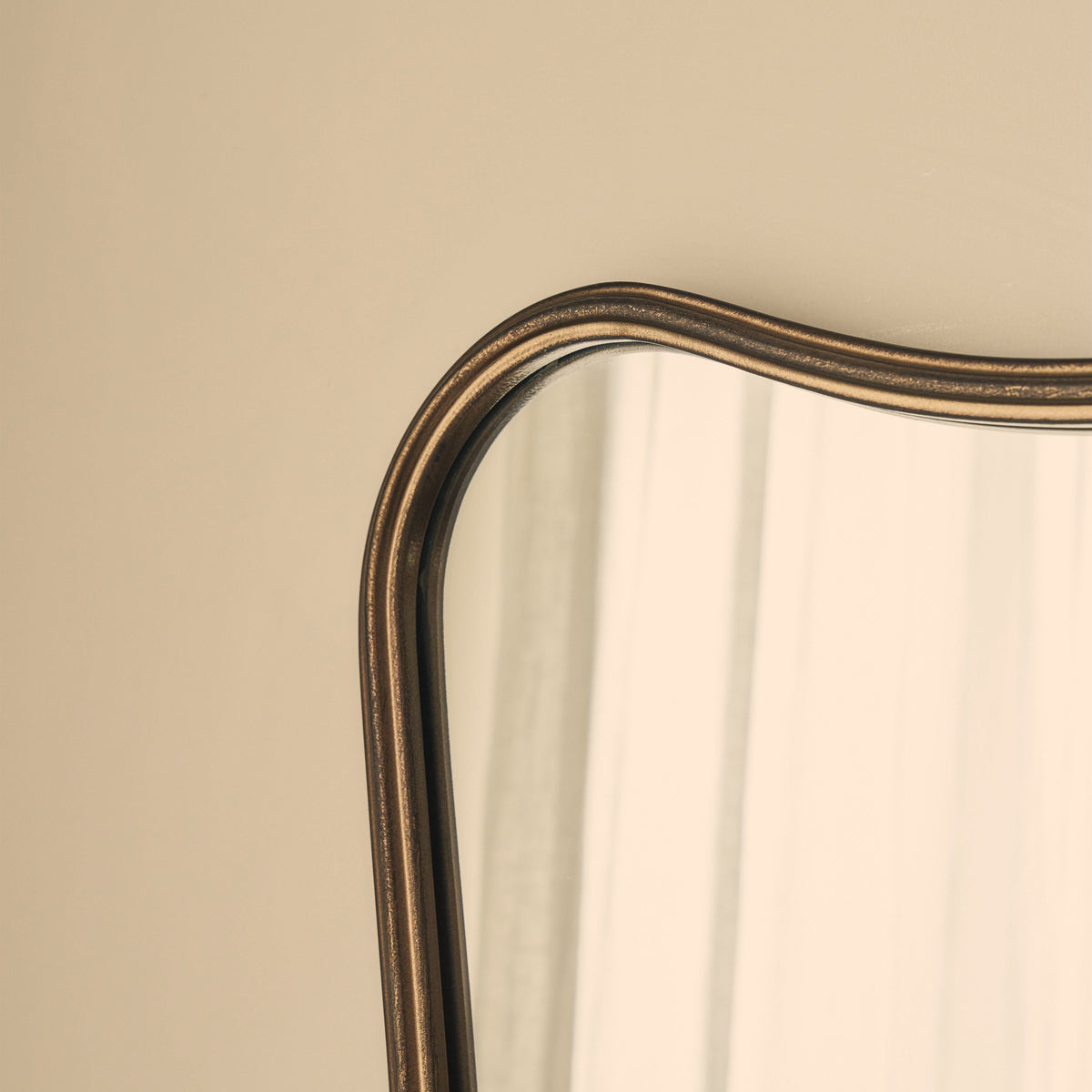 Elise - Antique Bronze Full Length Art Deco Metal Mirror 180cm x 90cm