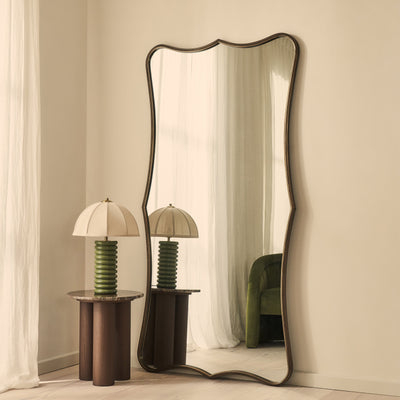 Elise - Antique Bronze Full Length Art Deco Metal Mirror 180cm x 90cm