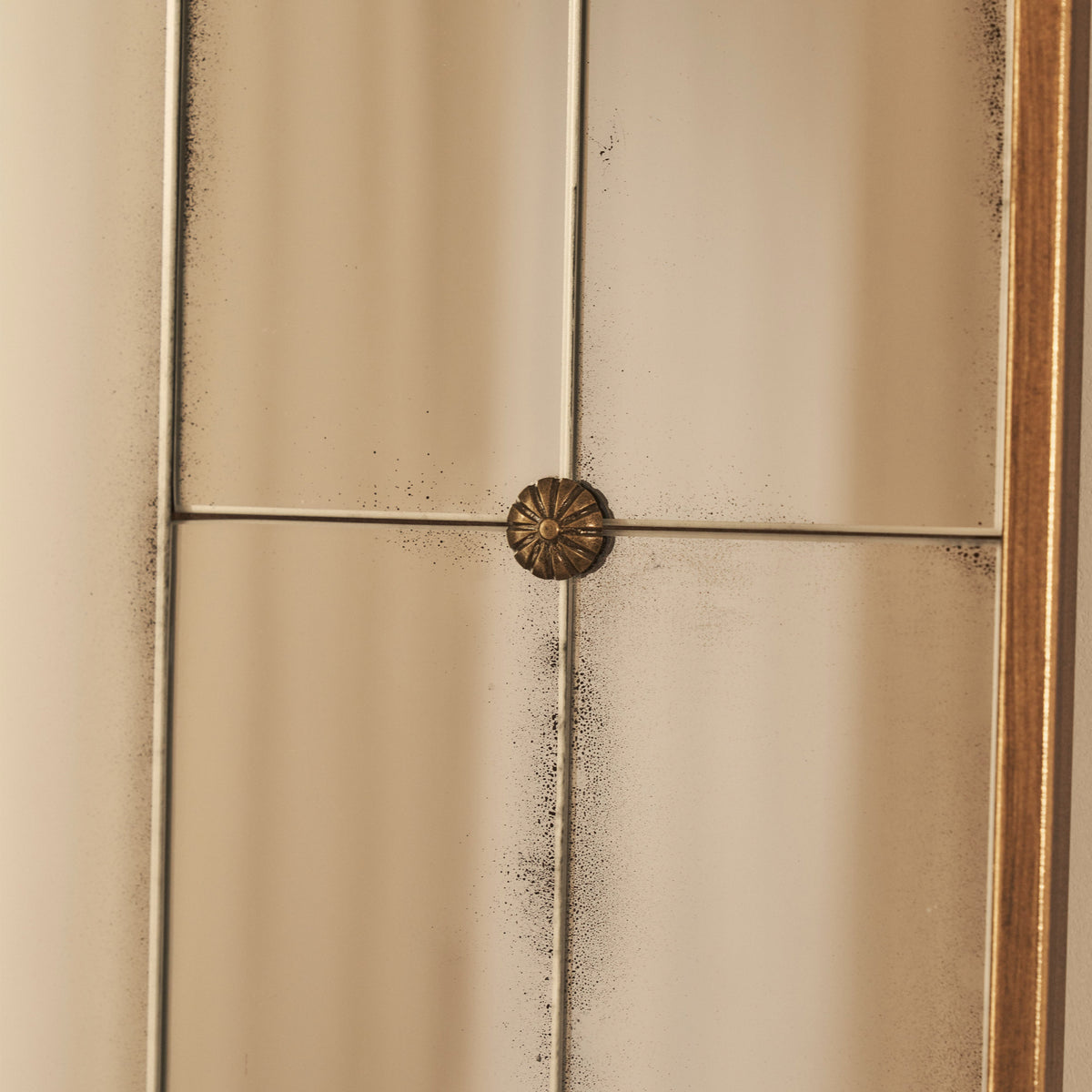 Teramo - Full Length Gold Antique Glass Metal Mirror 180cm x 90cm