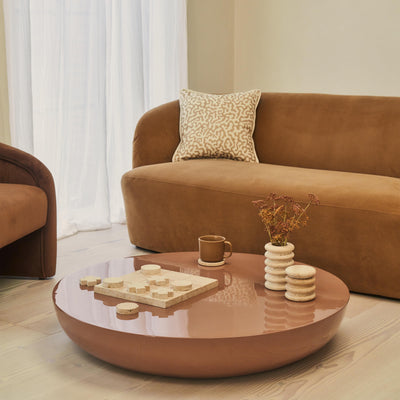 Rivington - High Gloss Mocha Large Round Coffee Table