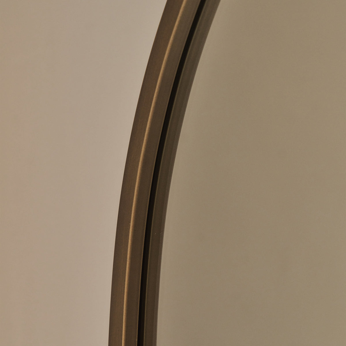 Higgins - Full Length Gold Large Arched Metal Mirror 170cm x 70cm