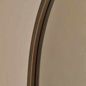 Higgins - Full Length Gold Large Arched Metal Mirror 170cm x 70cm