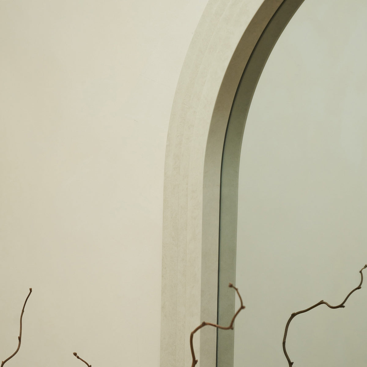 Luciana - Full Length Arched Concrete Mirror 196cm x 104cm