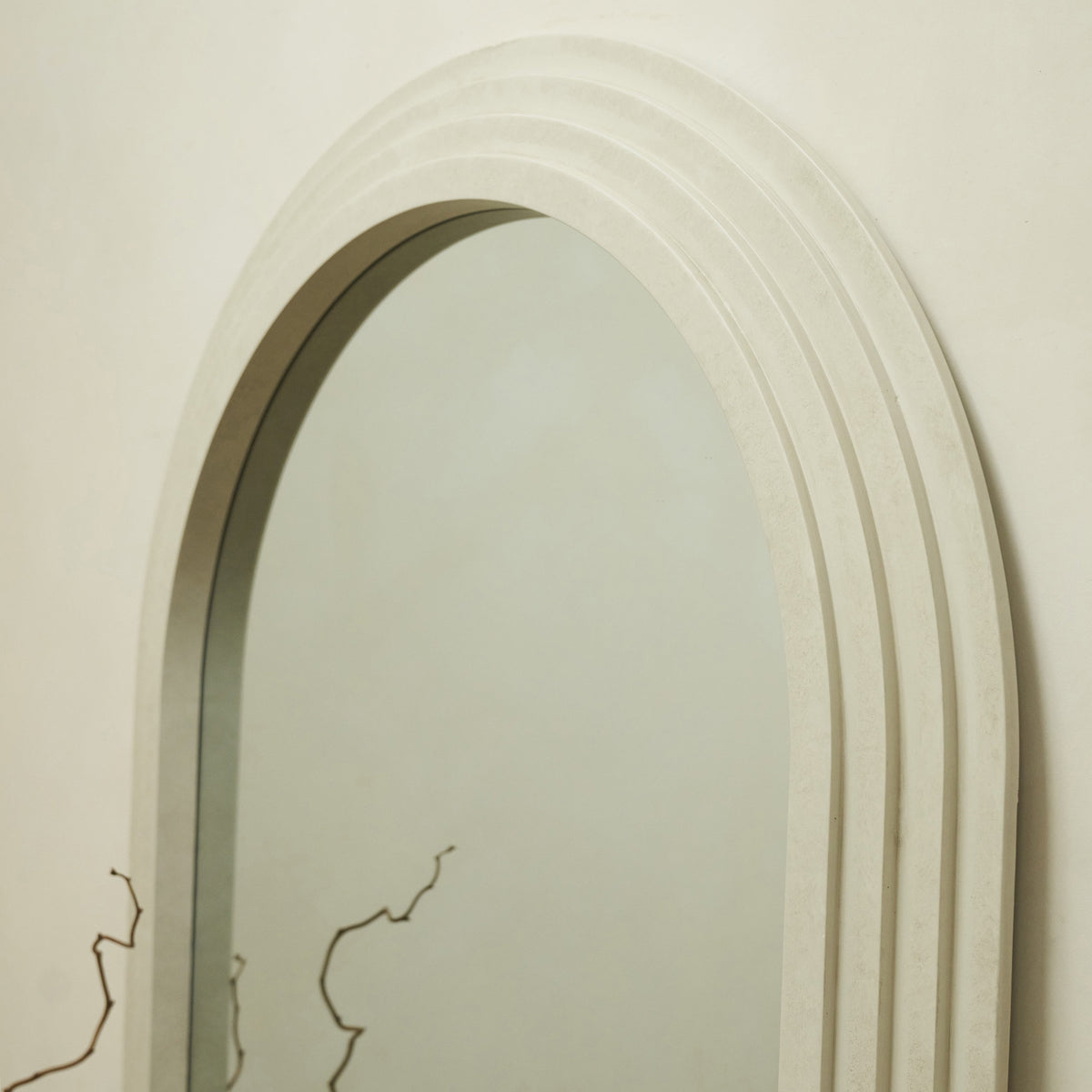 Luciana - Full Length Arched Concrete Mirror 196cm x 104cm