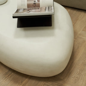 Zola - Minimal Concrete Pebble Coffee Table Extra Large