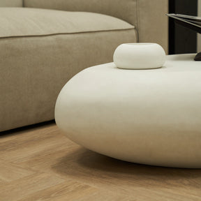 Zola - Minimal Concrete Pebble Coffee Table Extra Large