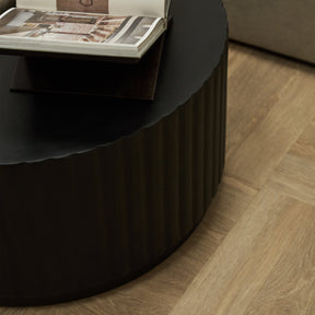 Massimo - Minimal Onyx Ribbed Coffee Table Large