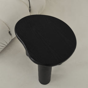 Savanna - Black Wooden Irregular Side Table