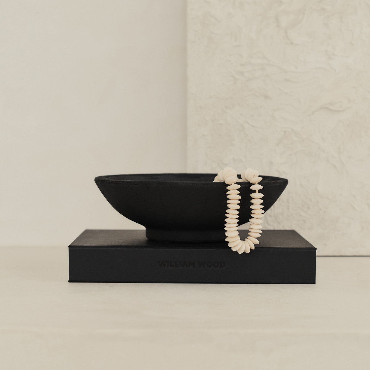 Matera - Large Black Textured Terracotta Bowl