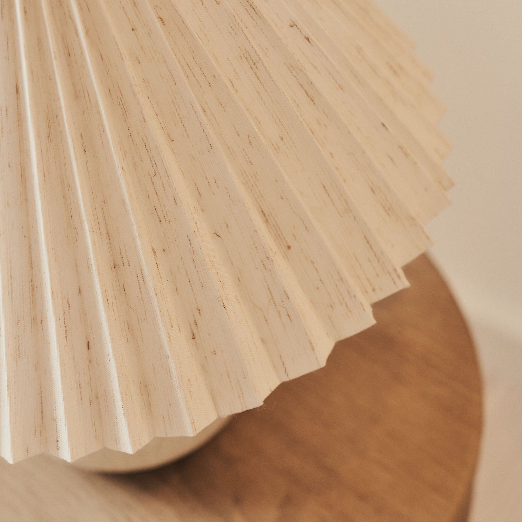 Corsica - Stone Ceramic Pleated Shade Table Lamp