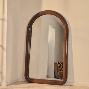 Obsidian - Full Length Arched Chocolate Gloss Extra Large Mirror 200cm x 120cm